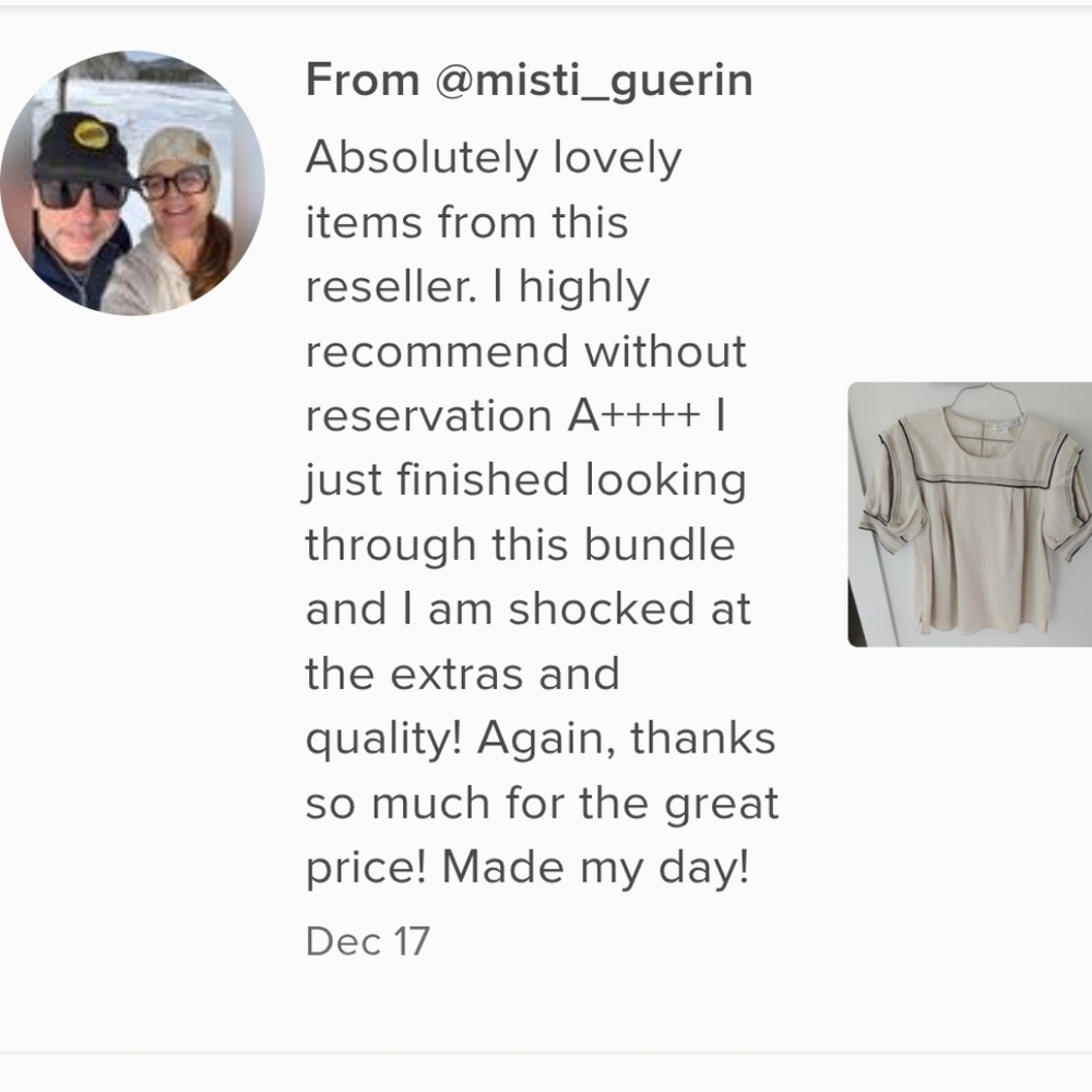 Mystery resellers clothing box - 5 to 10 items - retails 235 - 350 - Picture 2 of 5